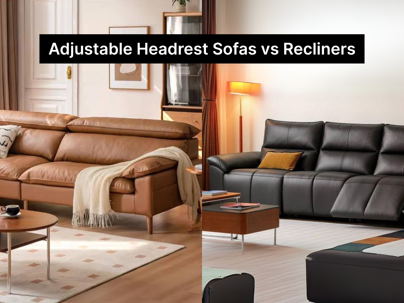 Adjustable Headrest Sofas vs Recliners: Which One Fits Your Lifestyle?