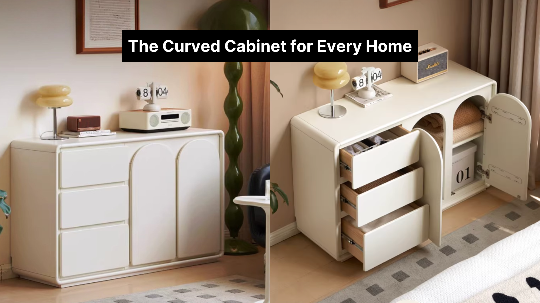Safe, Stylish, and Spacious: The Curved Cabinet for Every Home
