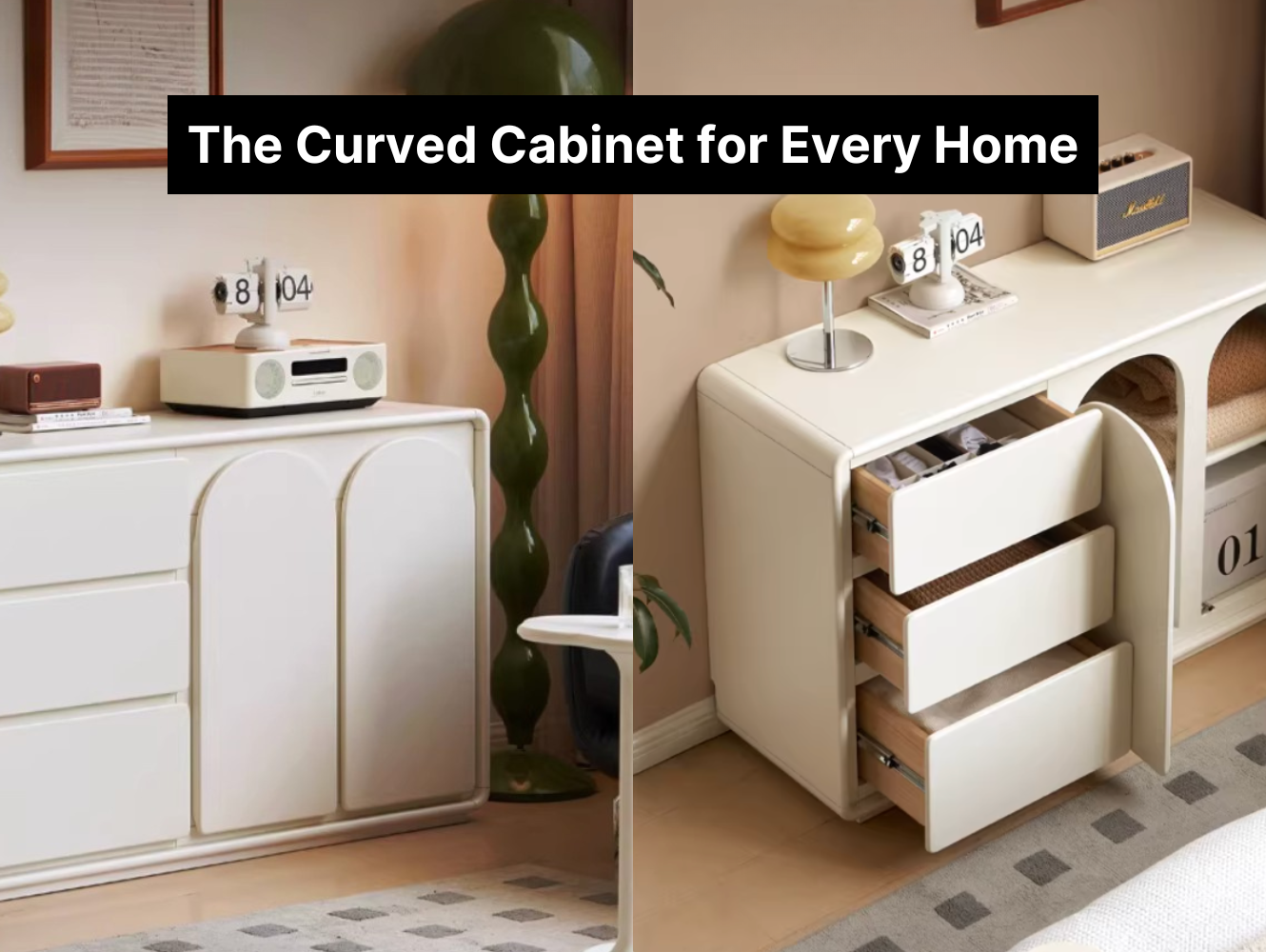 Safe, Stylish, and Spacious: The Curved Cabinet for Every Home