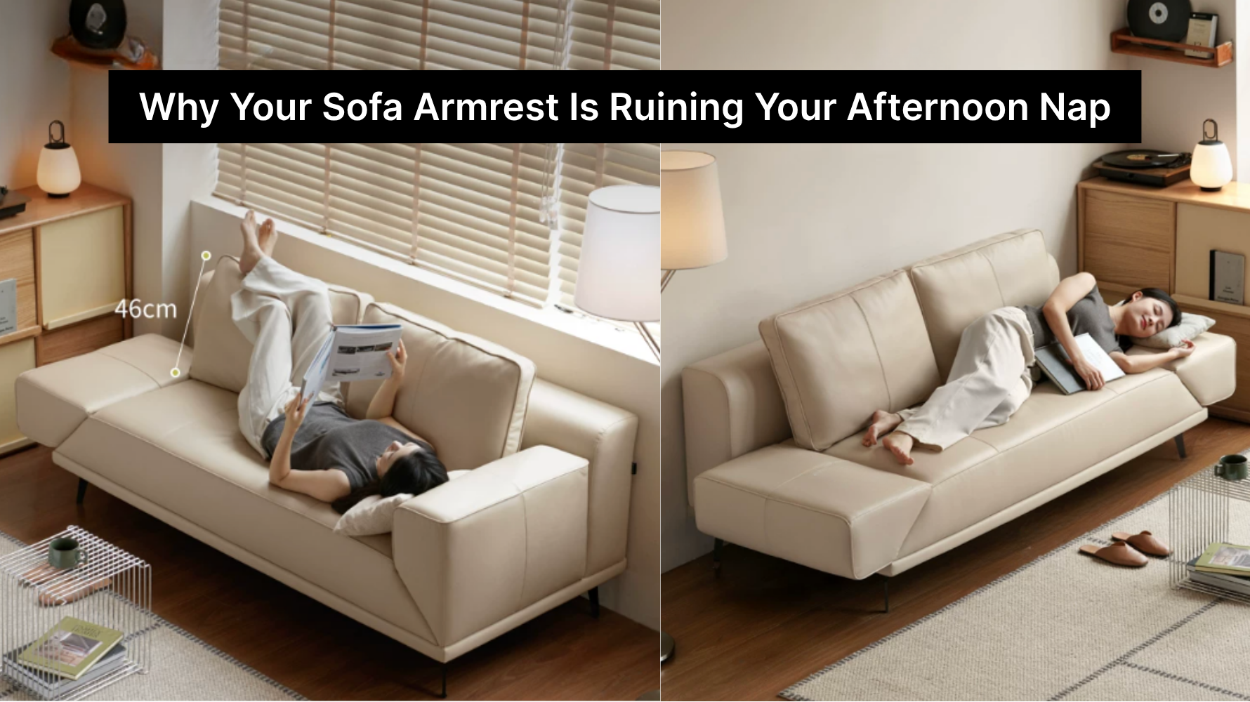 Why Your Sofa Armrest Is Ruining Your Afternoon Nap