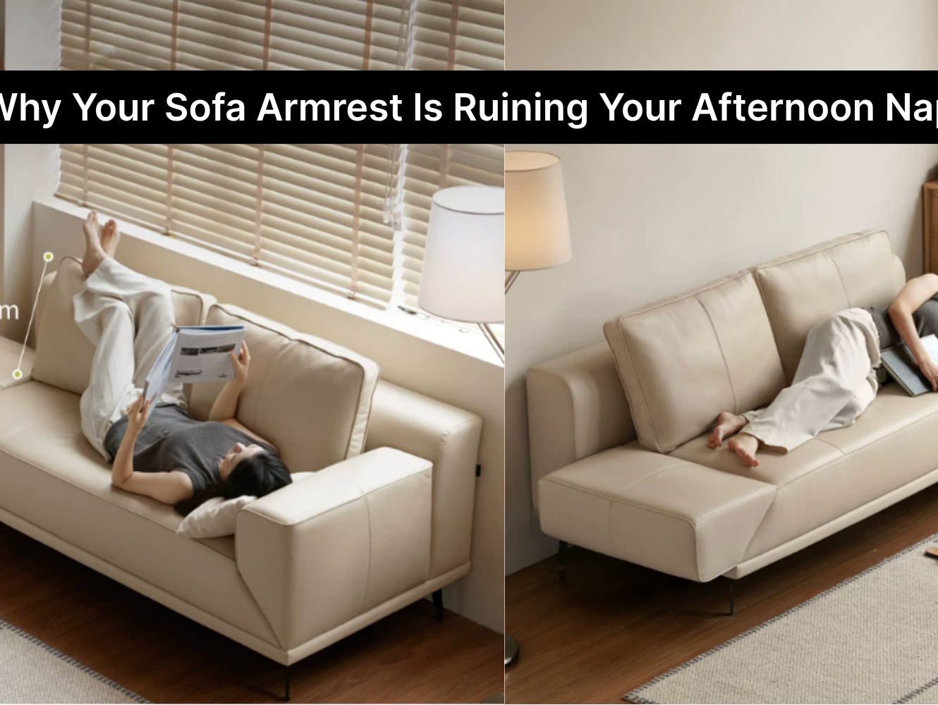 Why Your Sofa Armrest Is Ruining Your Afternoon Nap