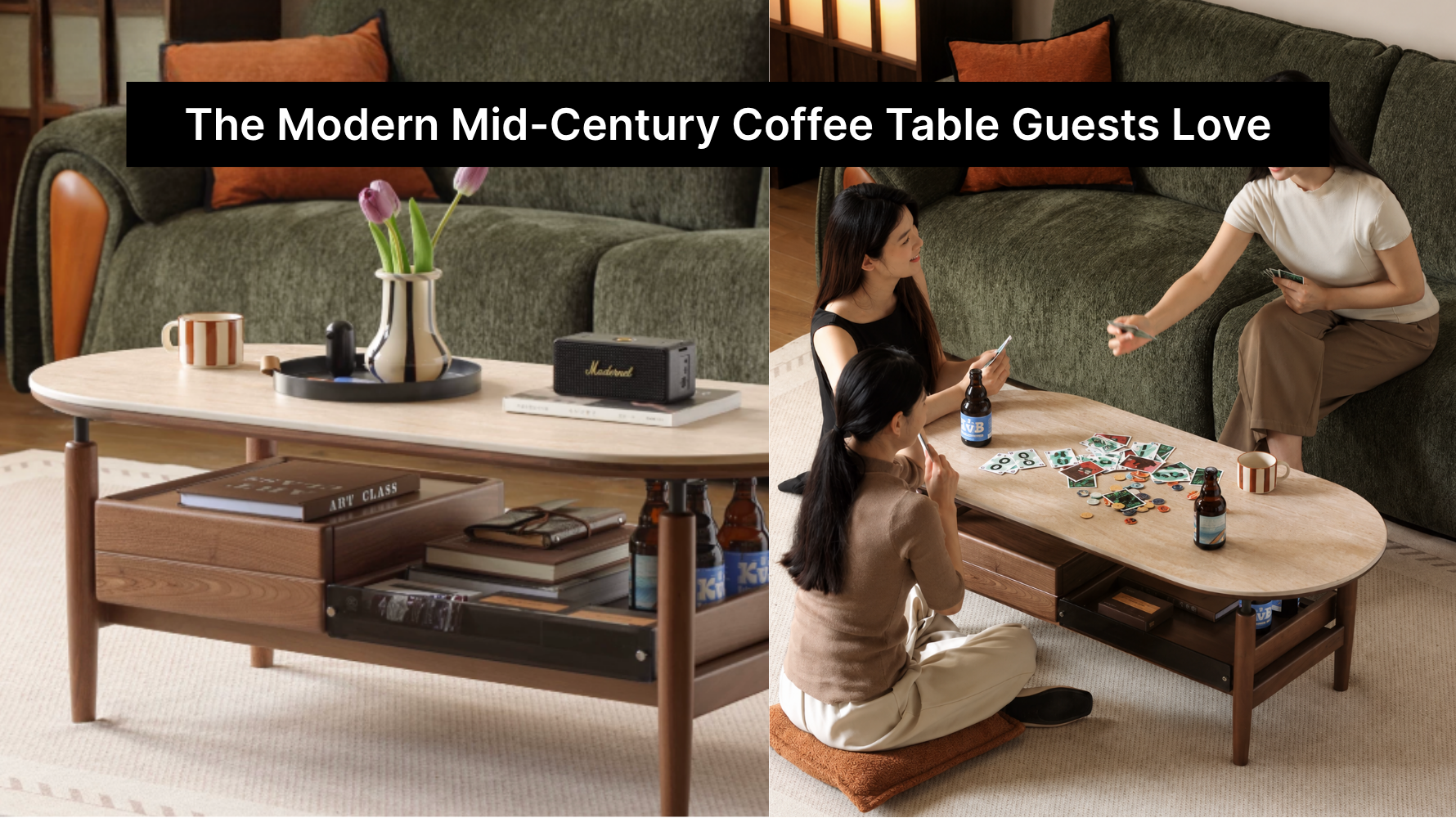 The Modern Mid-Century Coffee Table Guests Love