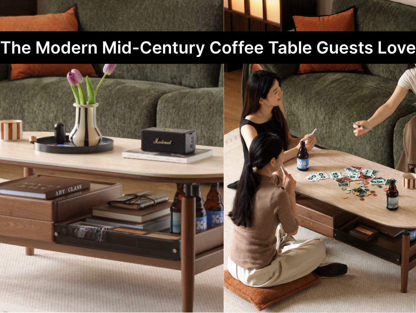 The Modern Mid-Century Coffee Table Guests Love