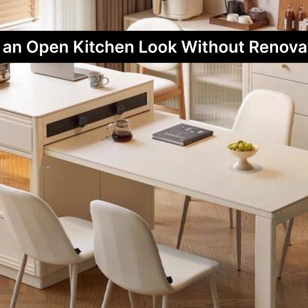 The Easy Way to Get an Open Kitchen Look Without Renovation in Singapore