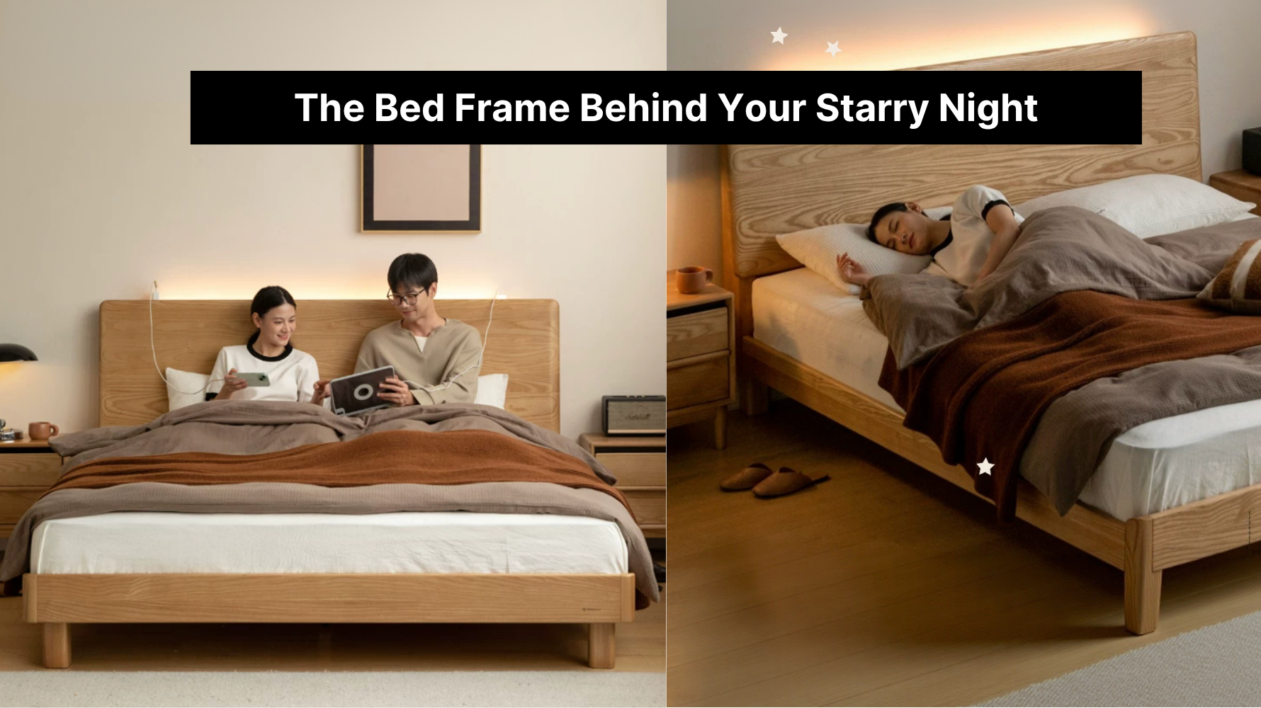 The Bed Frame Behind Your Starry Night