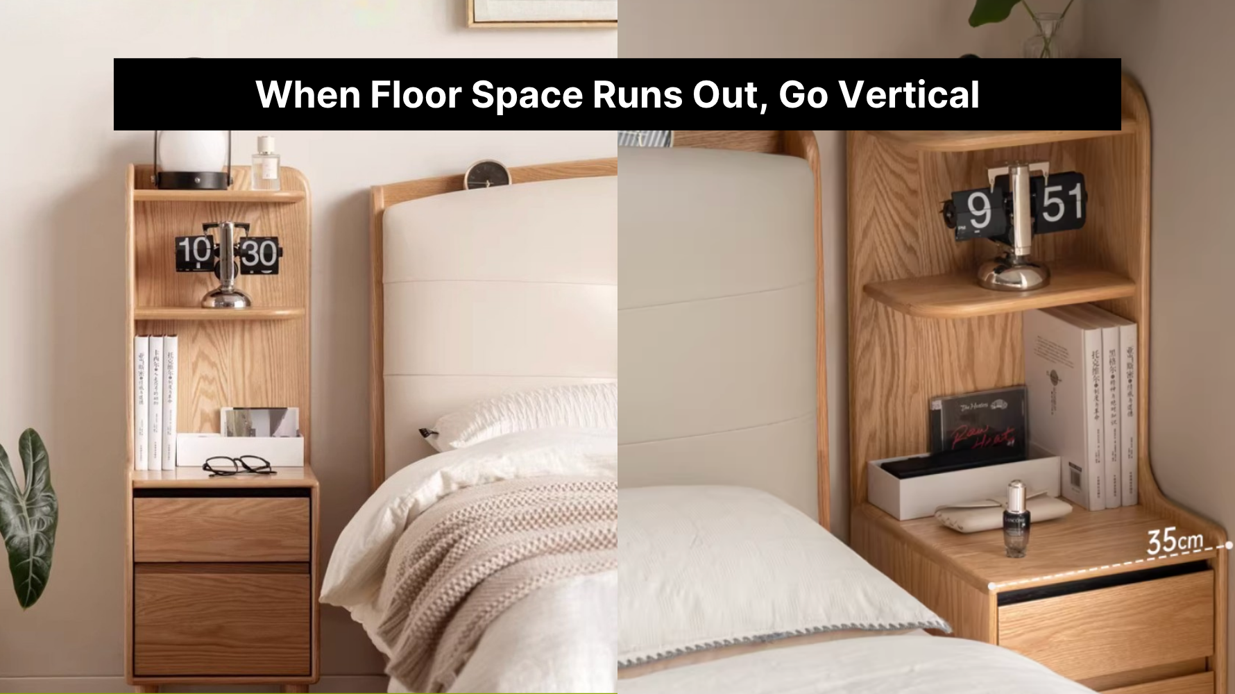 When Floor Space Runs Out, Go Vertical