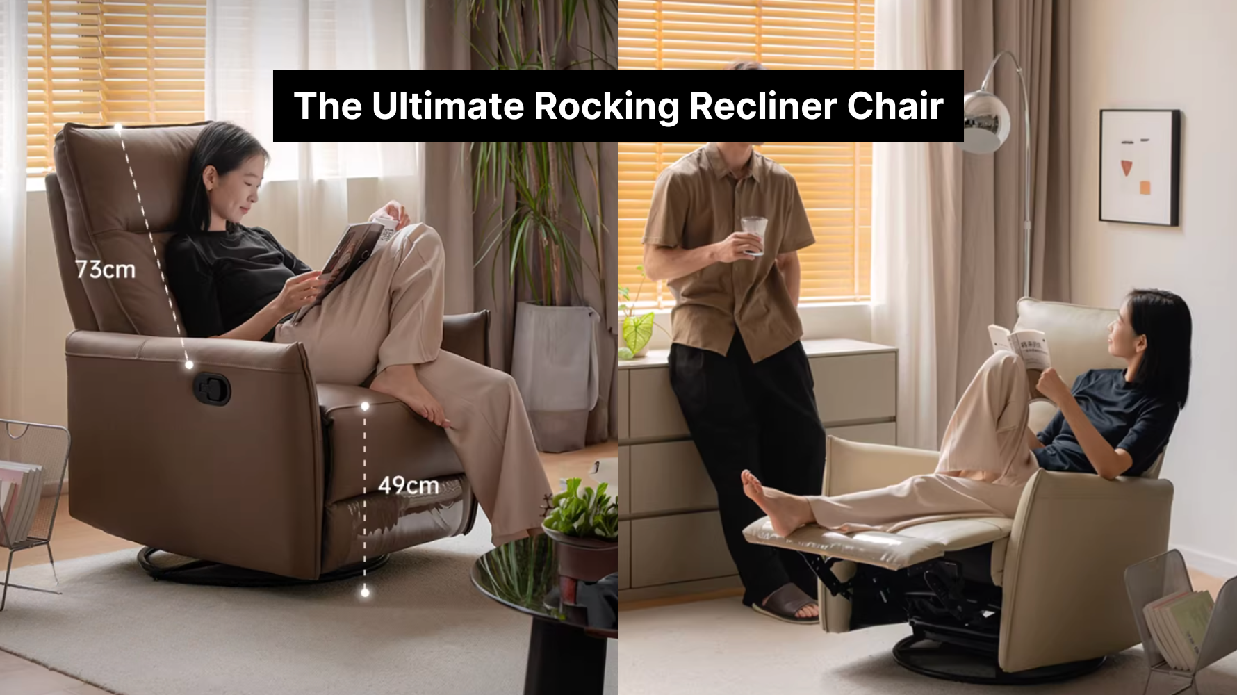 Relax, Rotate, Recline: The Ultimate Rocking Recliner Chair