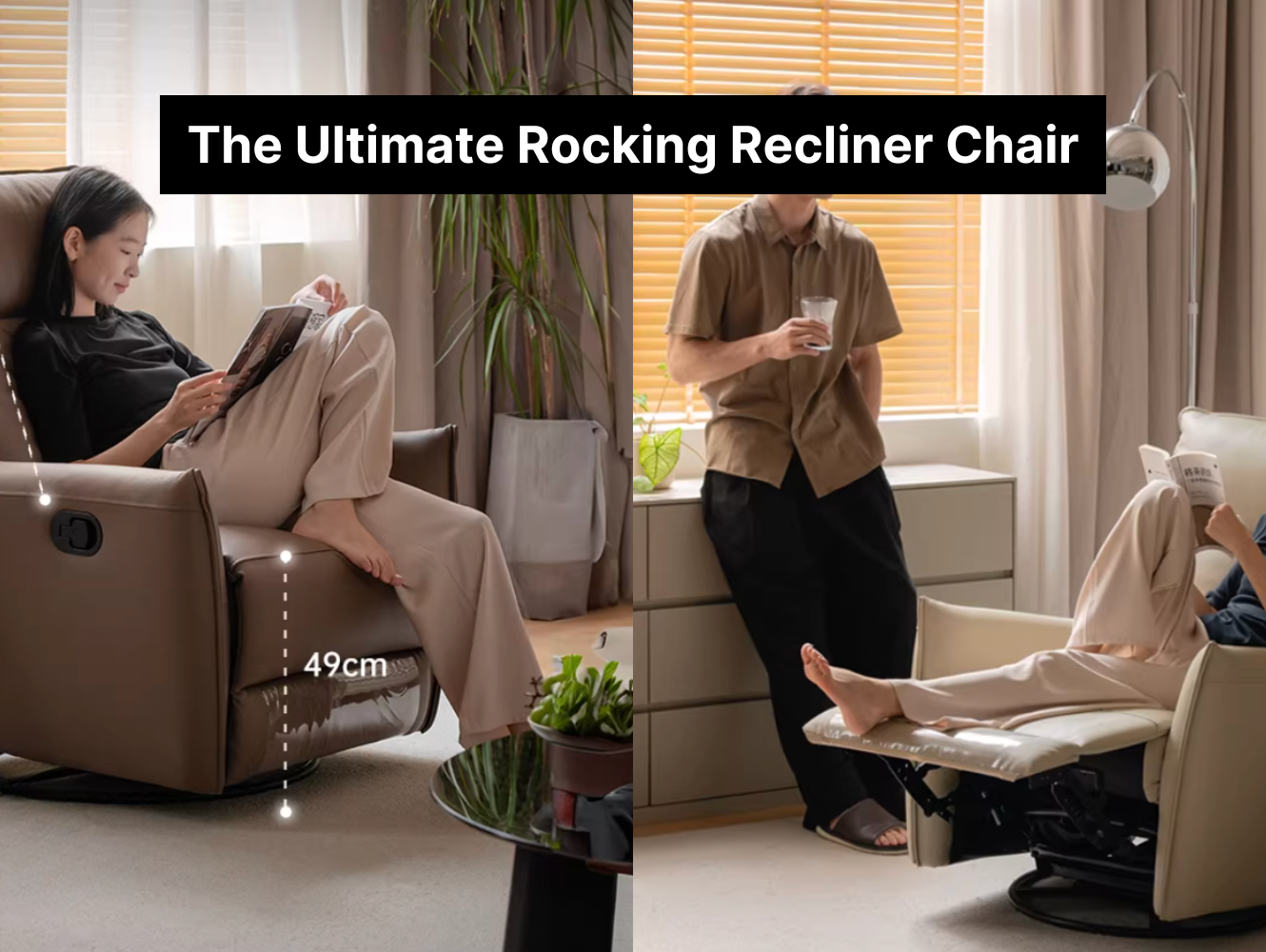 Relax, Rotate, Recline: The Ultimate Rocking Recliner Chair
