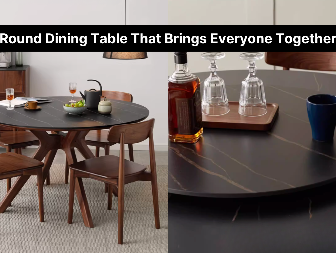 A Round Dining Table That Brings Friends and Family Together