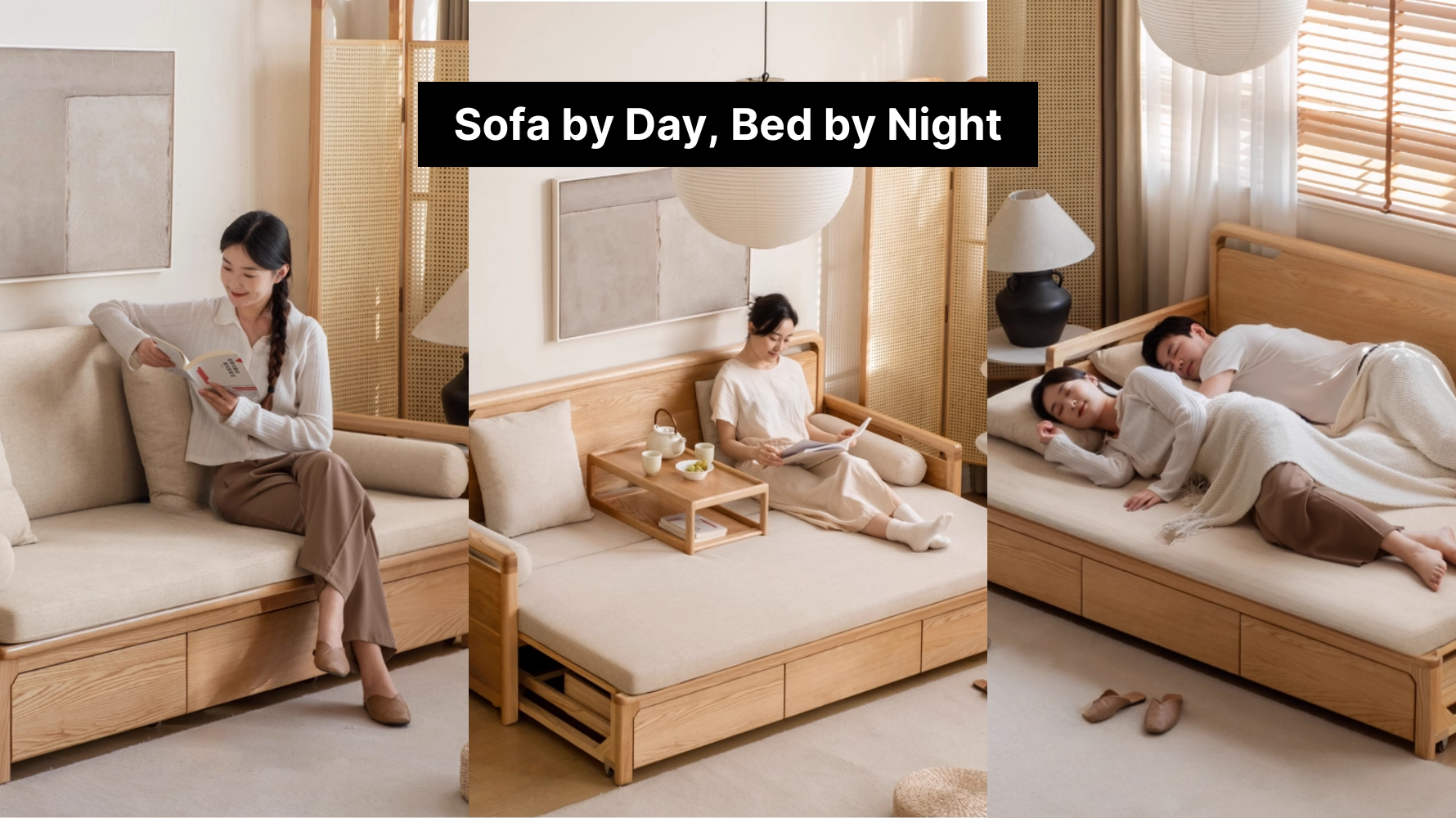 Sofa by Day, Bed by Night