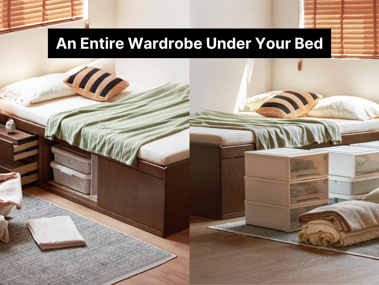 An Entire Wardrobe Under Your Bed