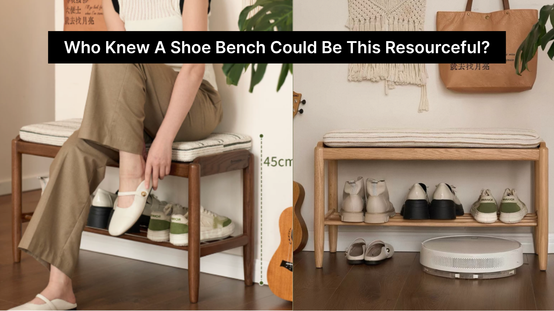 Who Knew A Shoe Bench Could Be This Resourceful?