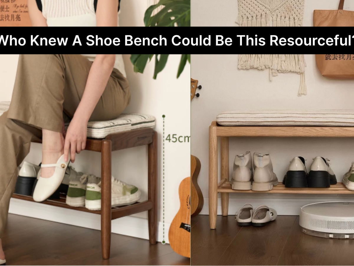 Who Knew A Shoe Bench Could Be This Resourceful?