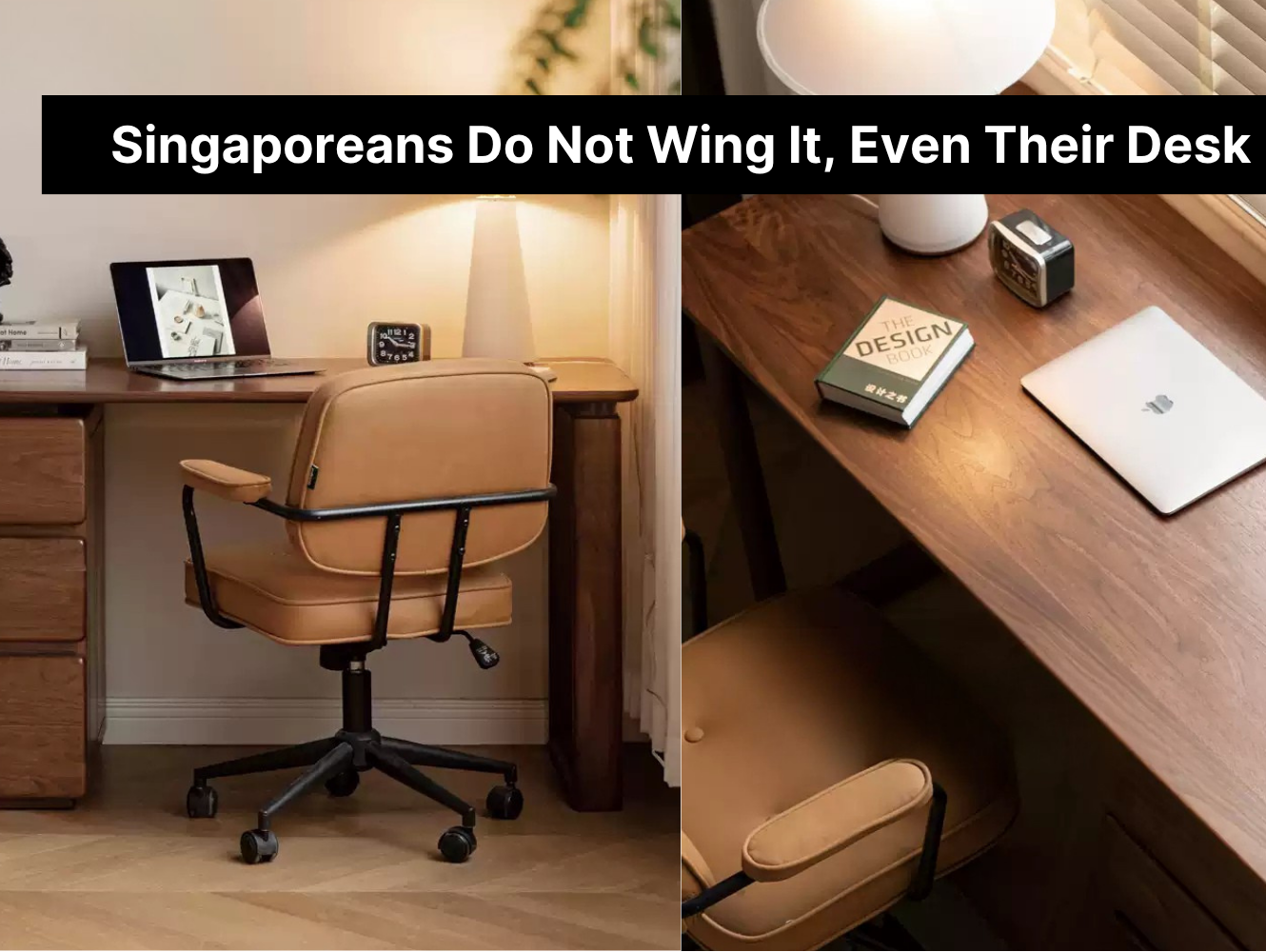 Singaporeans Do Not Wing It, Even Their Desk