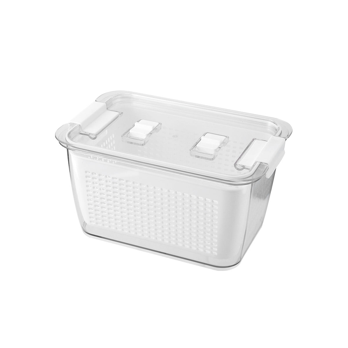 Vegetable & Fruit Storage Container With Strainer - IUIGA