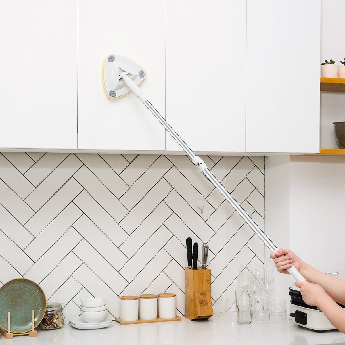 Bathroom Long Handle Cleaning Brush - IUIGA