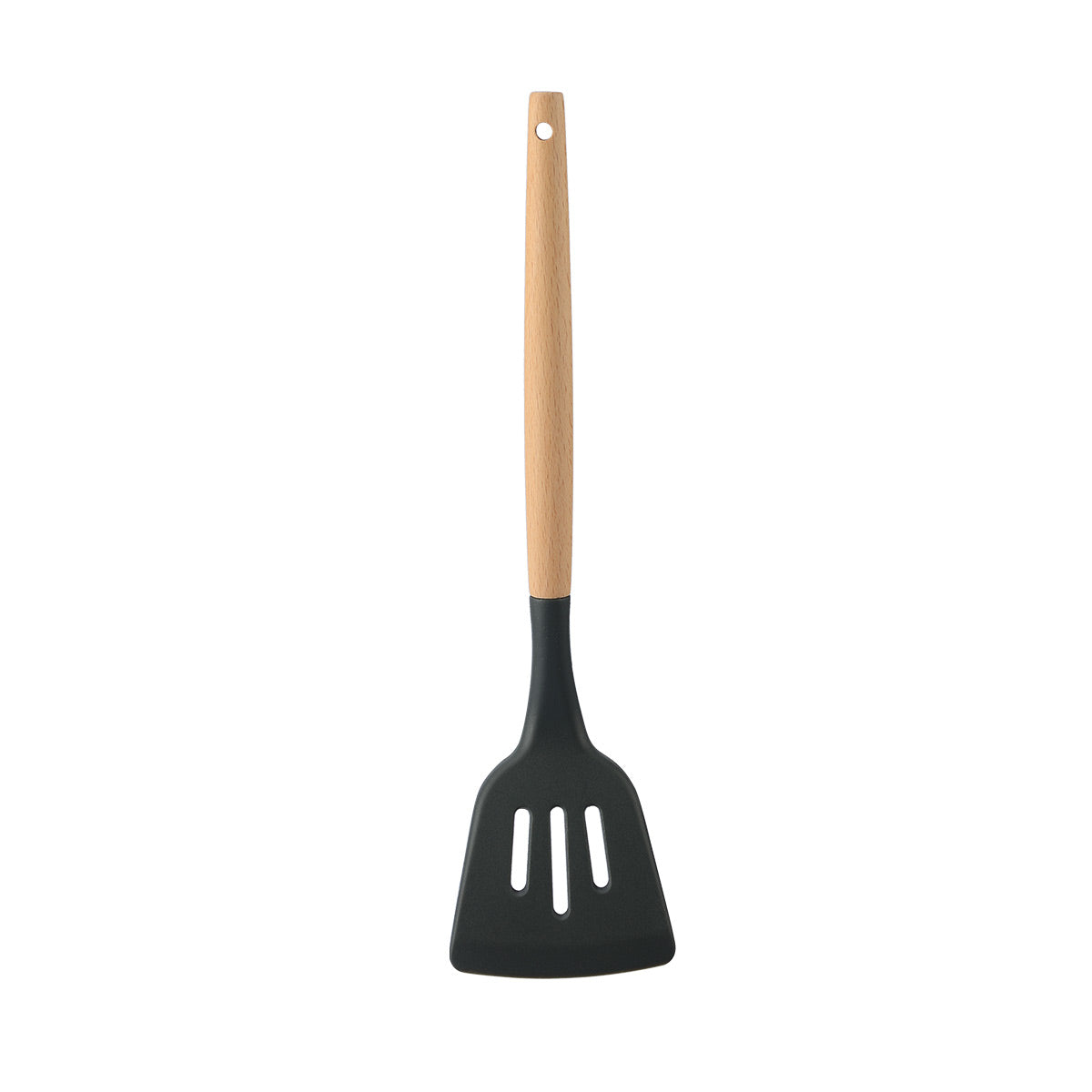 Silicone Slotted Turner With Beech Handle - IUIGA