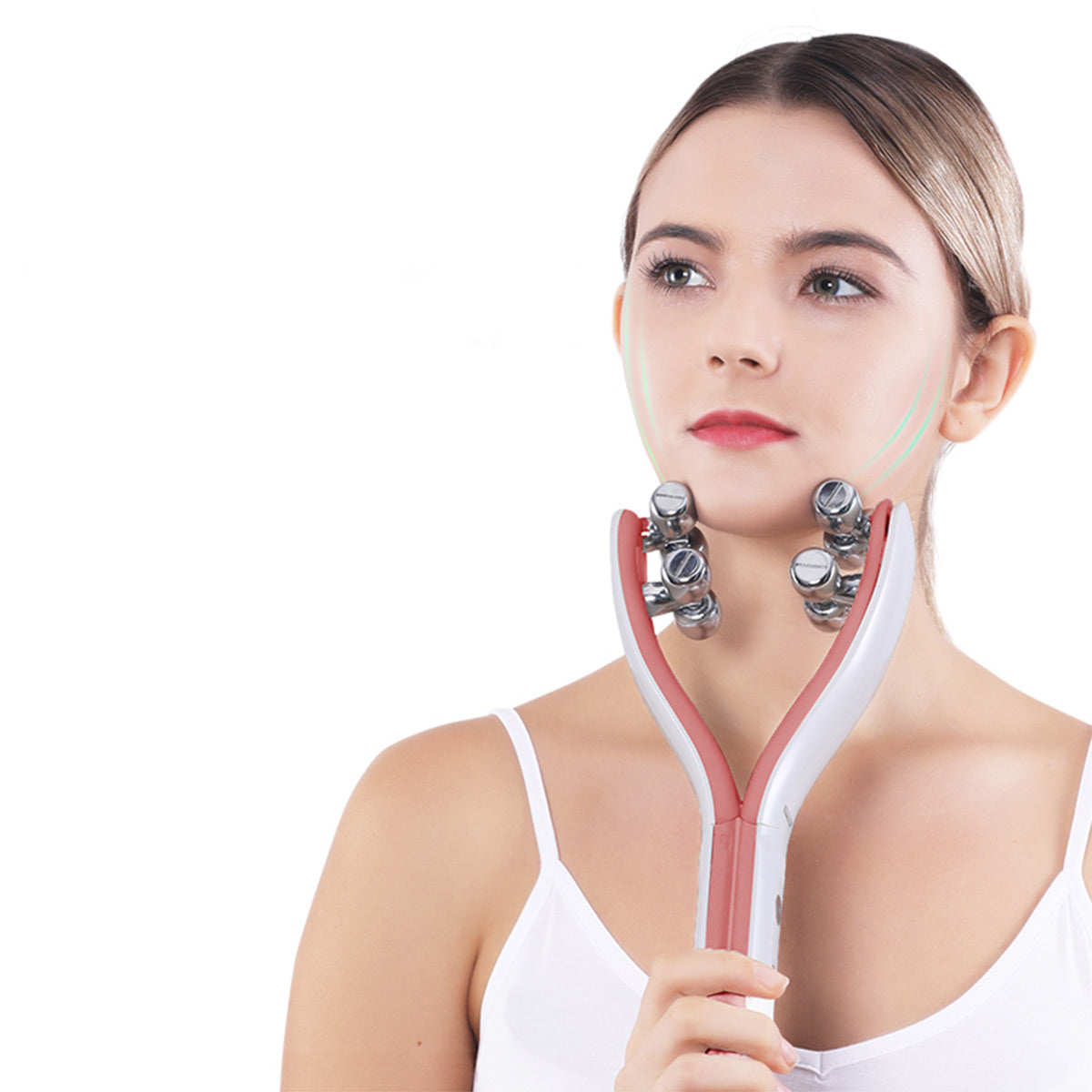 2-in-1 RF EMS Facial Lifting Roller - IUIGA