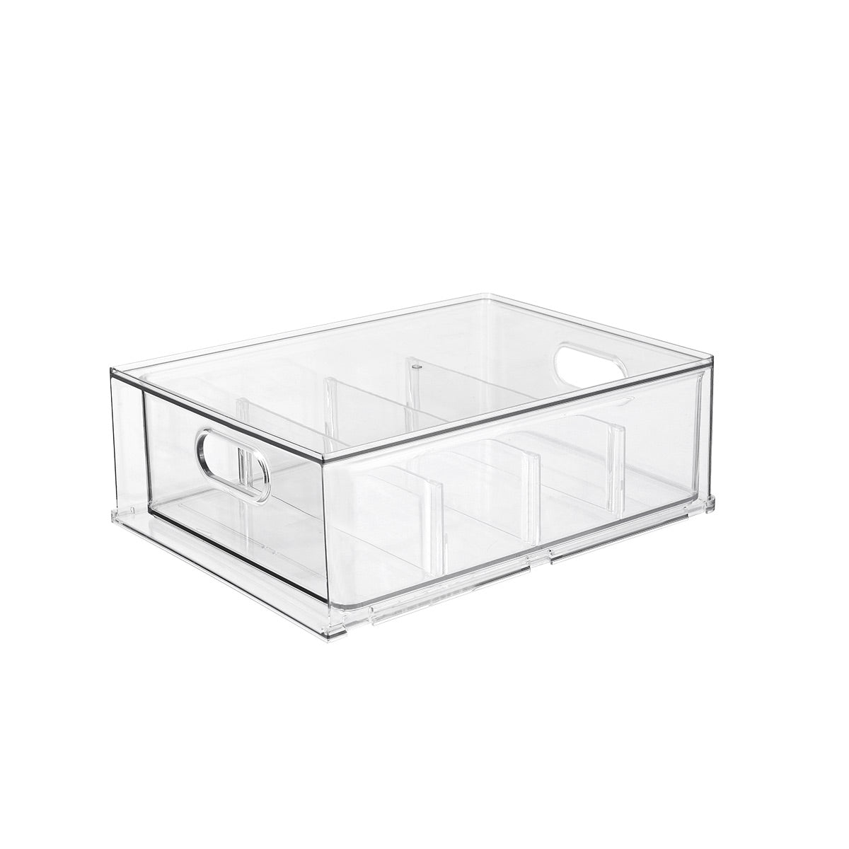 Refrigerator Storage Organizer With Compartments - IUIGA