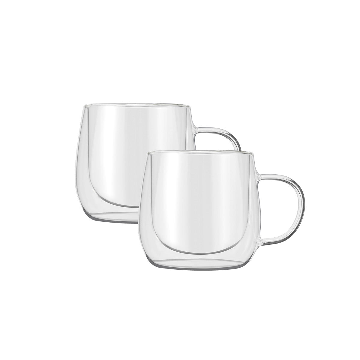 Double Walled Glass Cups (Set of 2) - IUIGA
