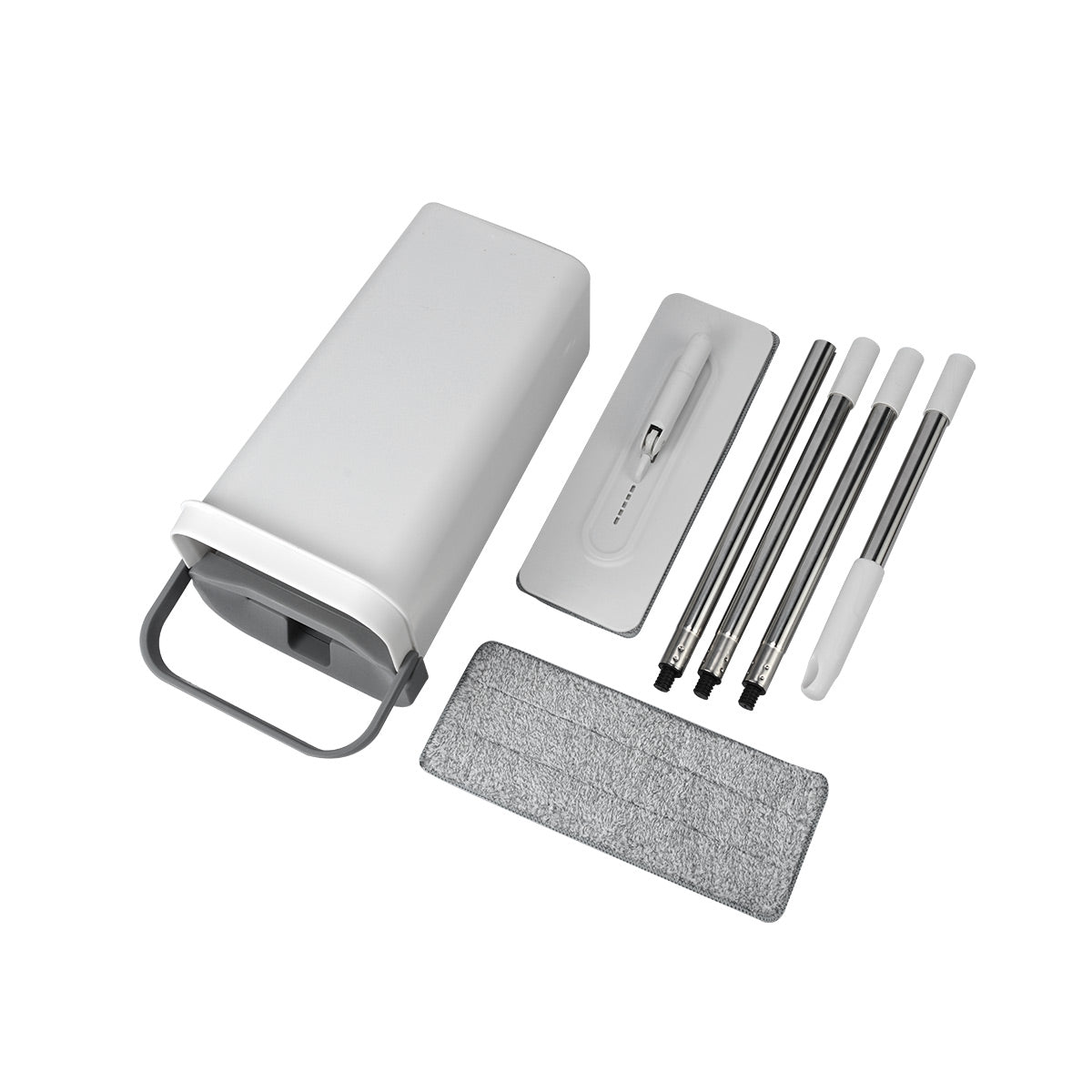 Microfiber Flat Mop & Bucket With Wringer Set - IUIGA