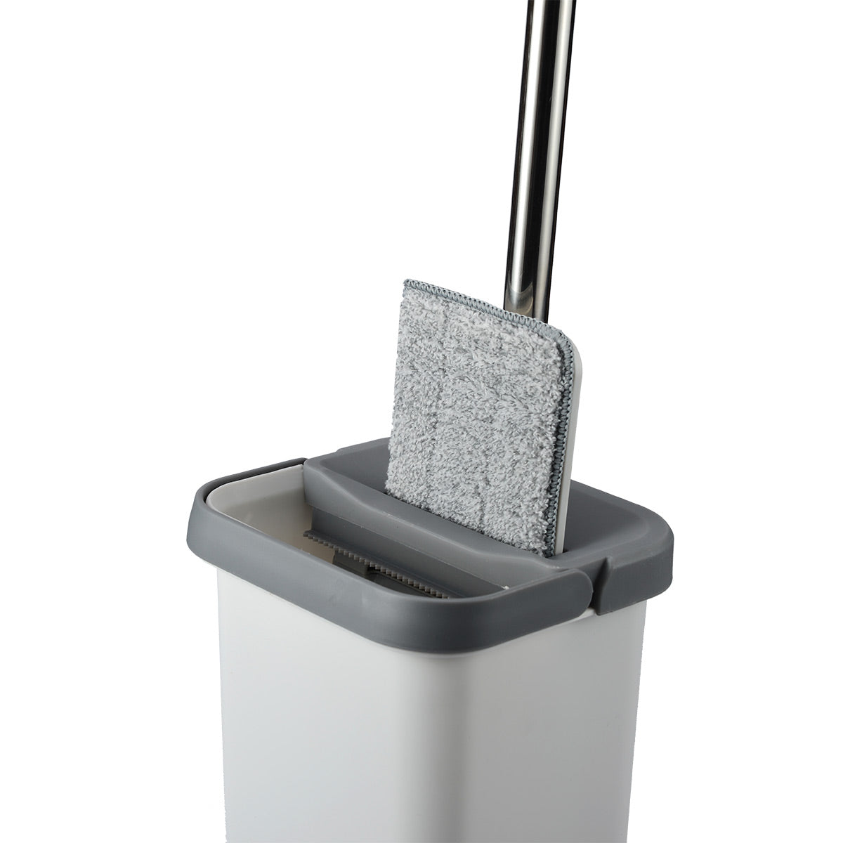 Microfiber Flat Mop & Bucket With Wringer Set - IUIGA