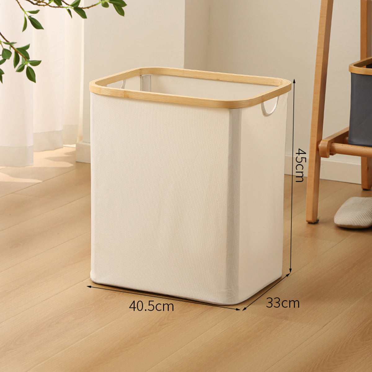 Canvas Collapsible Laundry Basket With Handles - IUIGA