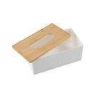 Tissue Box With Bamboo Lid - IUIGA
