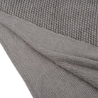 Waffle-Knitted Throw Blanket With Tassels - IUIGA