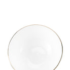 Moonlight Gold Rim Bone China Noodles Bowl - IUIGA