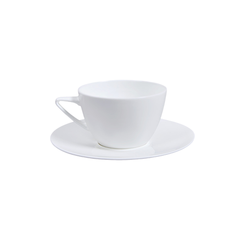 Cooper Bone China Coffee Mug & Saucer - IUIGA