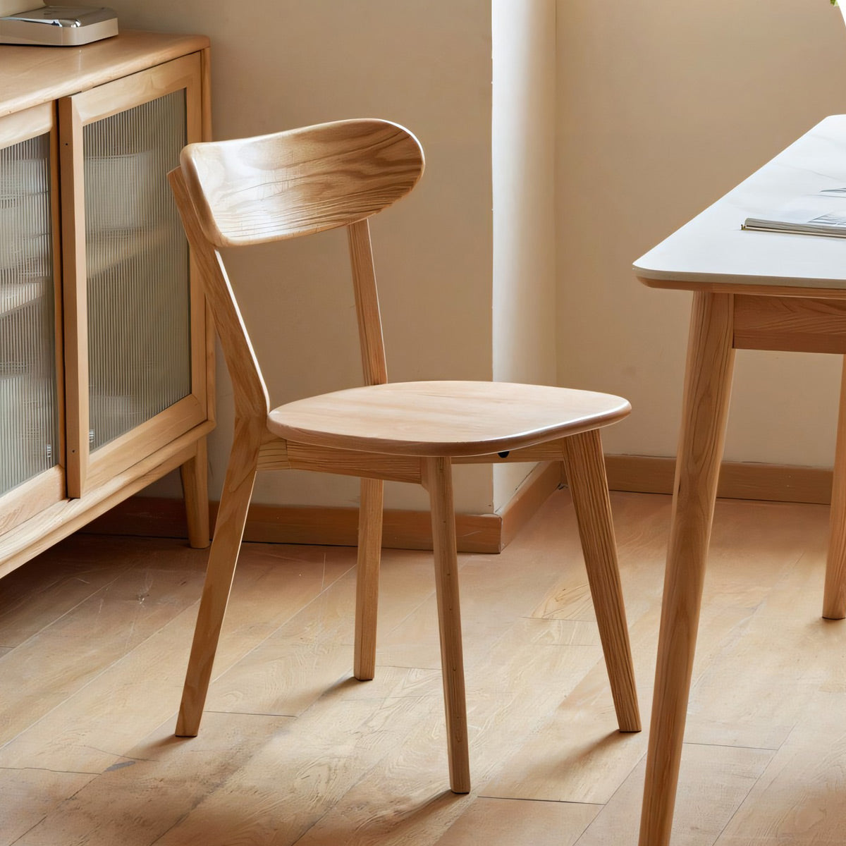 Blake Classic Cherry Wood Dining Chair - IUIGA