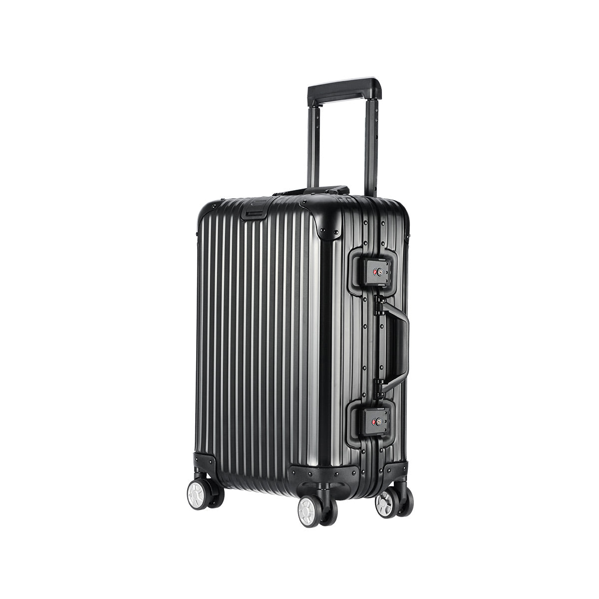 Full Aluminium Luggage With Zipper Compartment - IUIGA