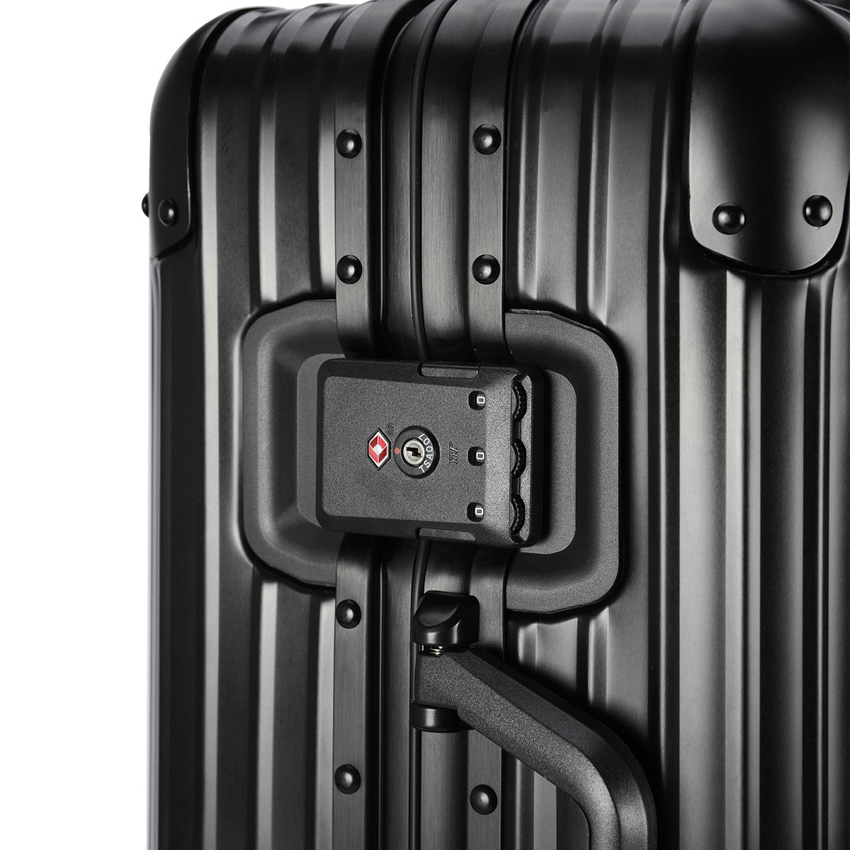 Full Aluminium Luggage With Zipper Compartment - IUIGA