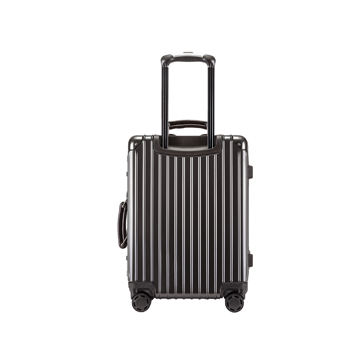 Lite Aluminium Frame Luggage - IUIGA, Black, Back View