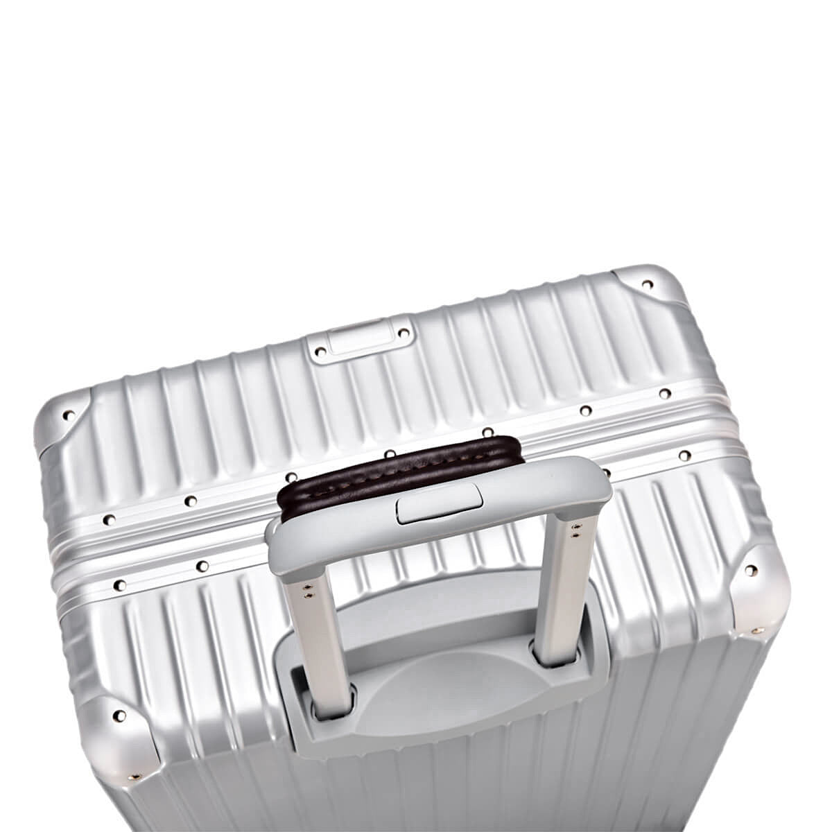 Lite Aluminium Frame Luggage - IUIGA, Silver, Handle