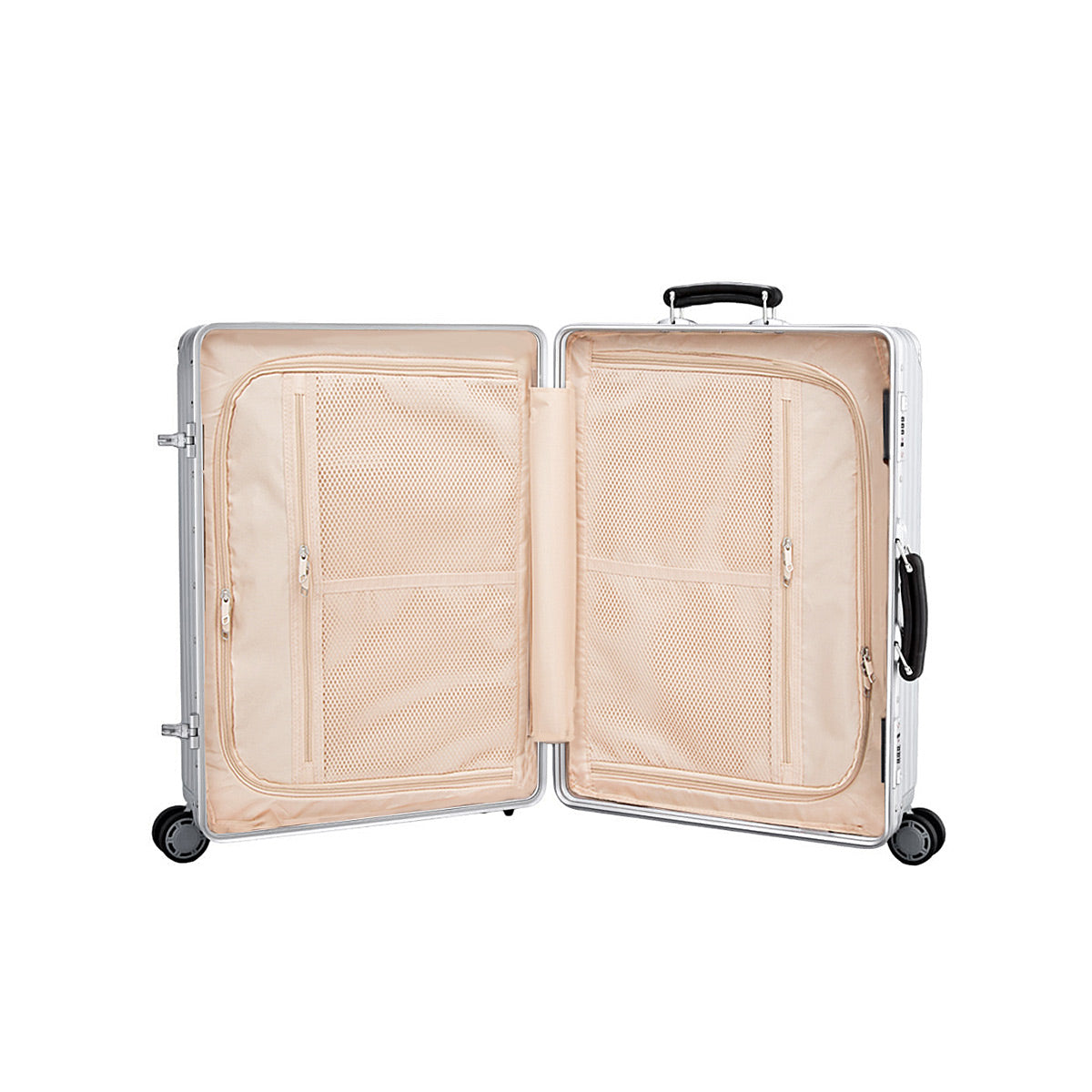 Lite Aluminium Frame Luggage - IUIGA, Silver, Inner Compartment