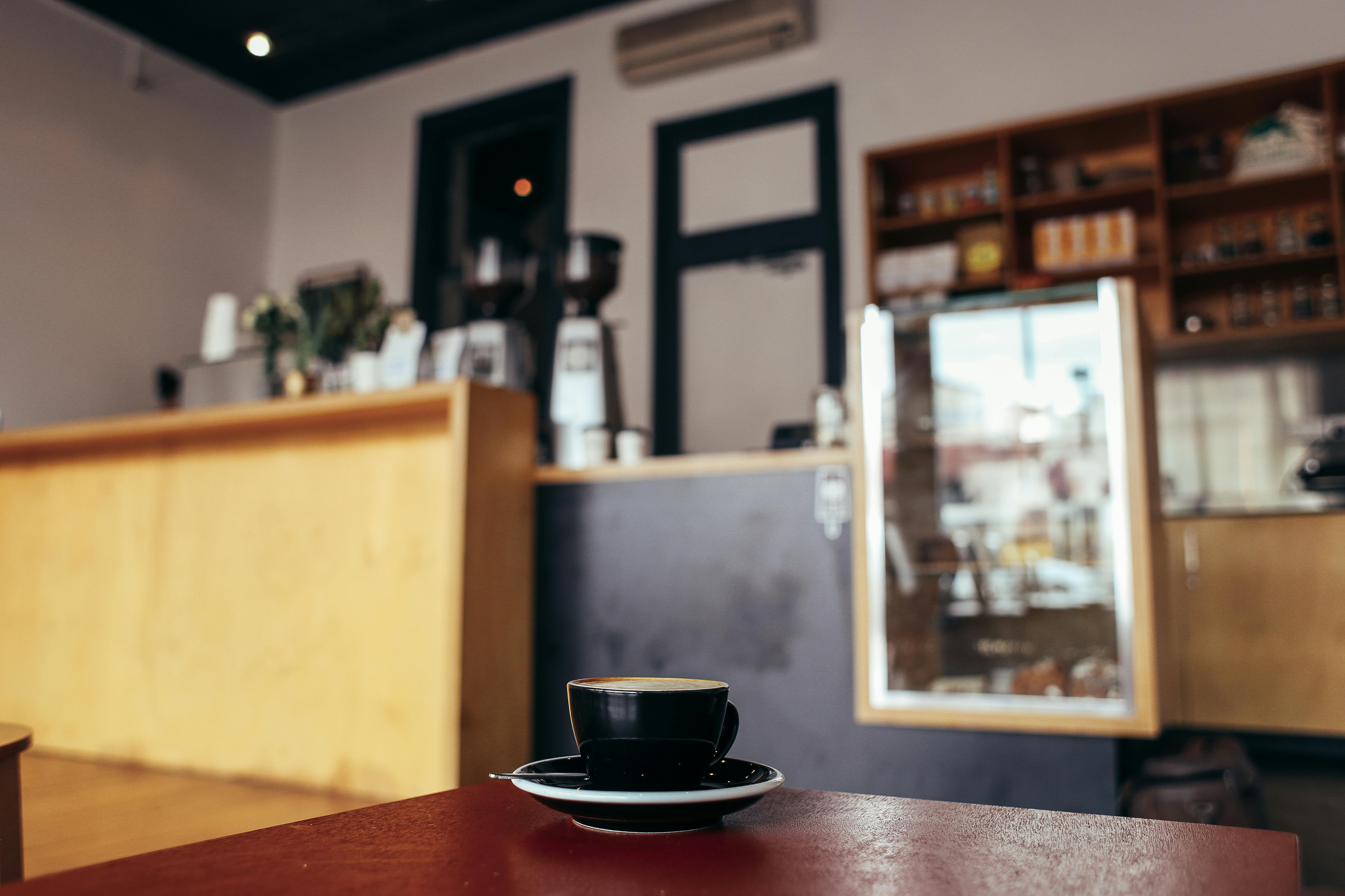 A modern wood coffee table with storage