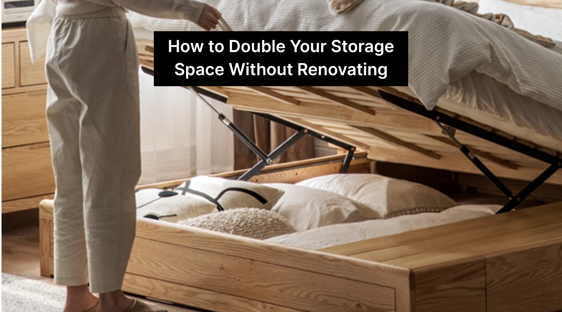 Small Bedroom? Here’s How to Double Your Storage Space Without Renovating
