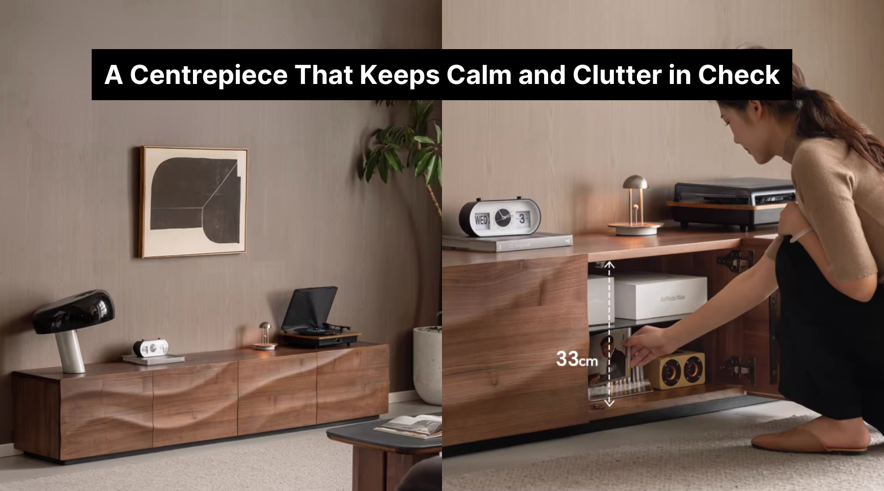 A Living Room Centrepiece That Keeps Calm and Clutter in Check