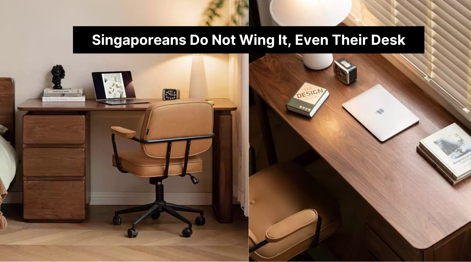 Singaporeans Do Not Wing It, Even Their Desk