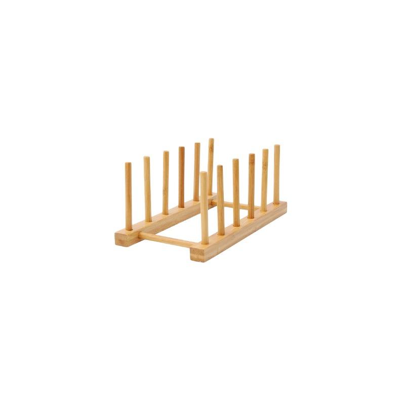 Bamboo 5-Compartments Storage Rack – IUIGA