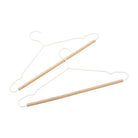 Scandi Wooden Set of 2 Clothes Hangers - IUIGA