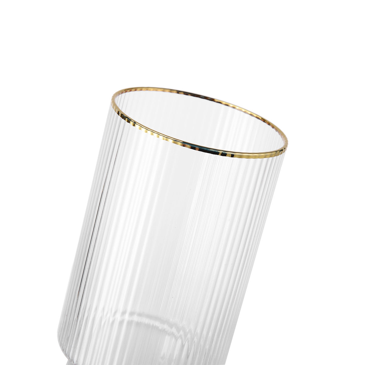 Minimalist Vertical Stripes Glass Cup - IUIGA