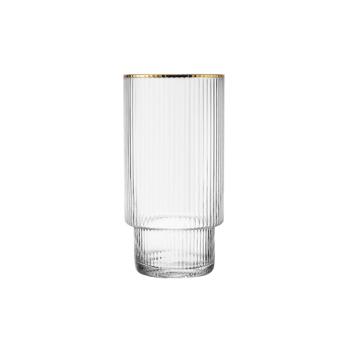 Minimalist Vertical Stripes Glass Cup - IUIGA