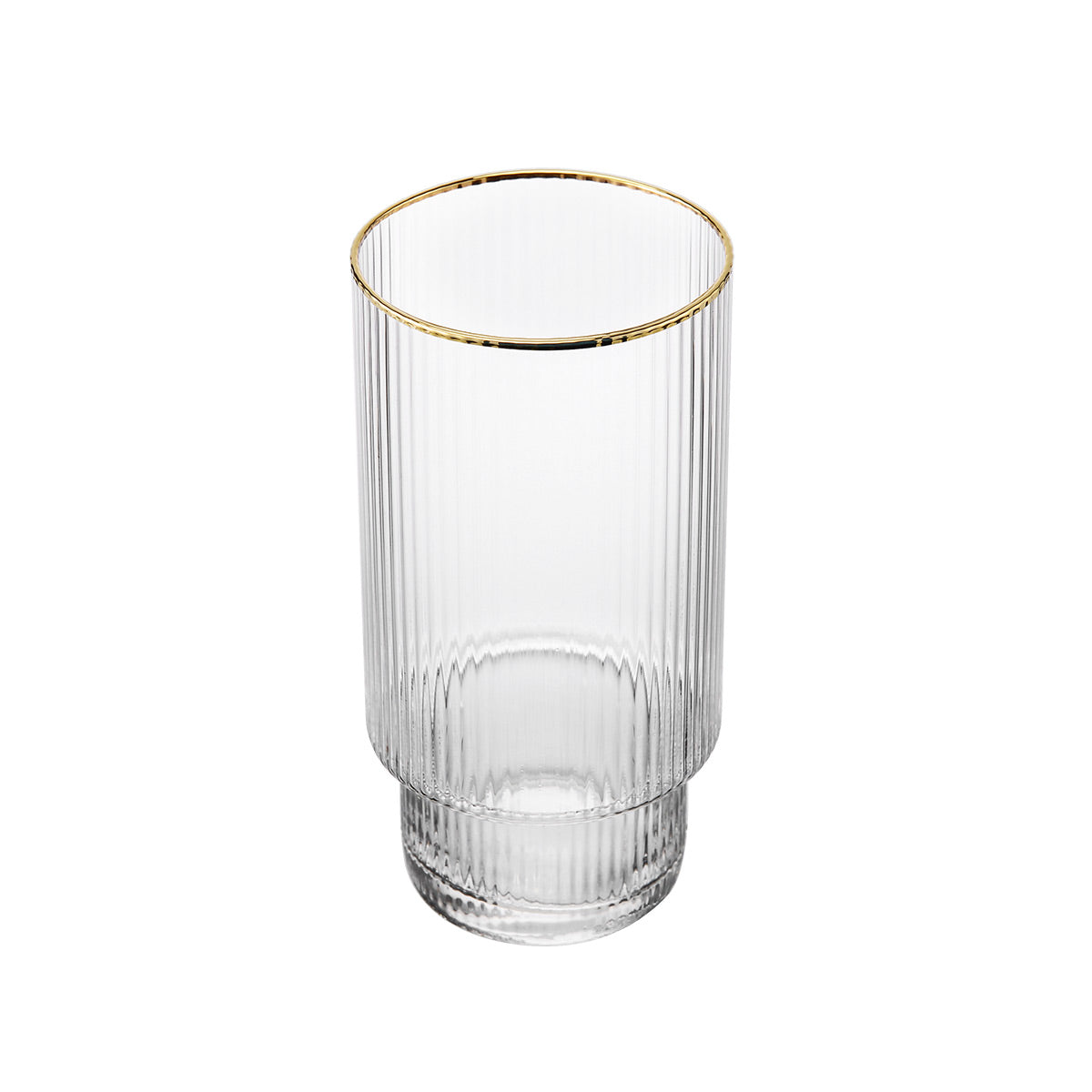 Minimalist Vertical Stripes Glass Cup - IUIGA