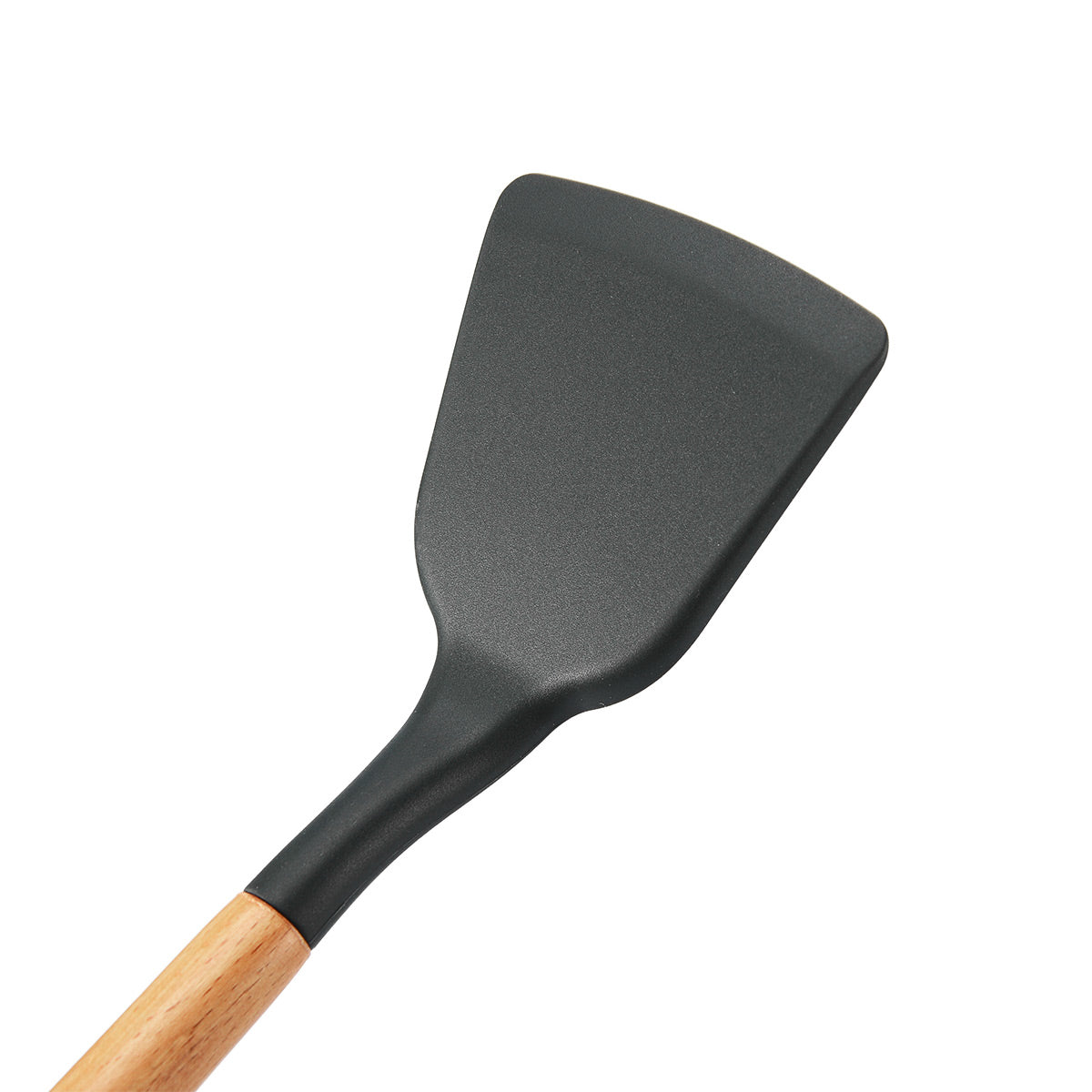 Silicone Solid Turner With Beech Handle - IUIGA