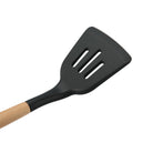 Silicone Slotted Turner With Beech Handle - IUIGA