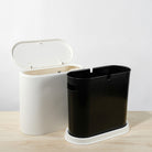 Press Top Two Compartment Trash Bin - IUIGA