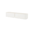Wall Mount Storage Organizer With Wire Hole - IUIGA